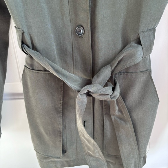 Banana republic olive/khaki green military utility jacket - Picture 5 of 9